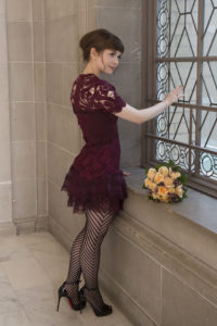 Ballerina Bride at City Hall