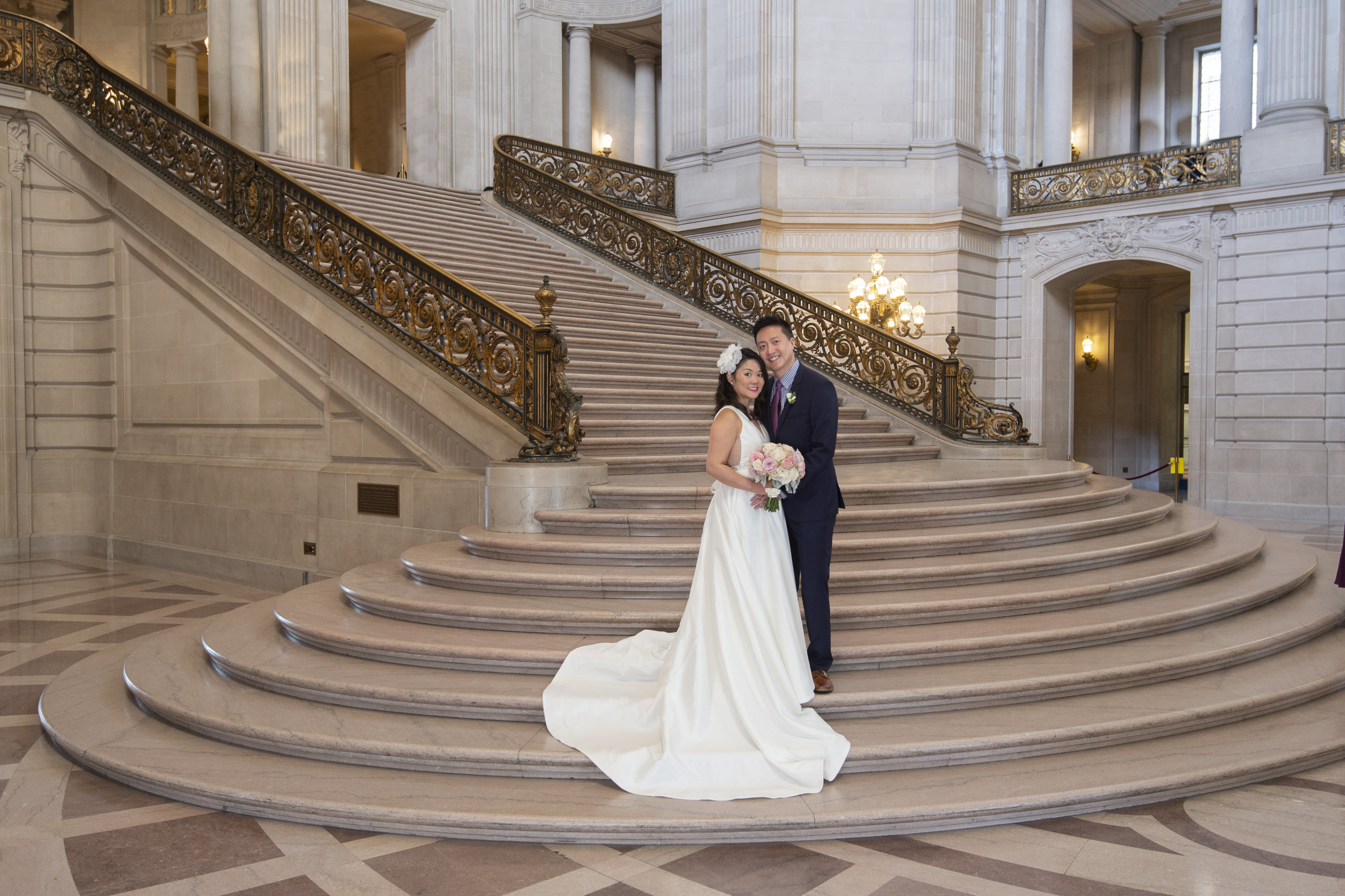 The Grand Staircase at SF City Hall