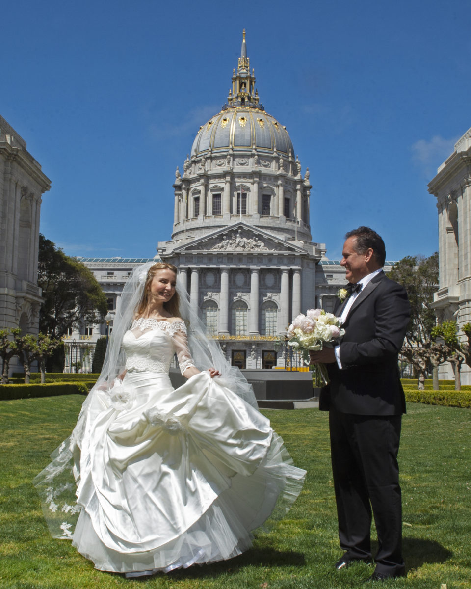 Outside of San Francisco city hall