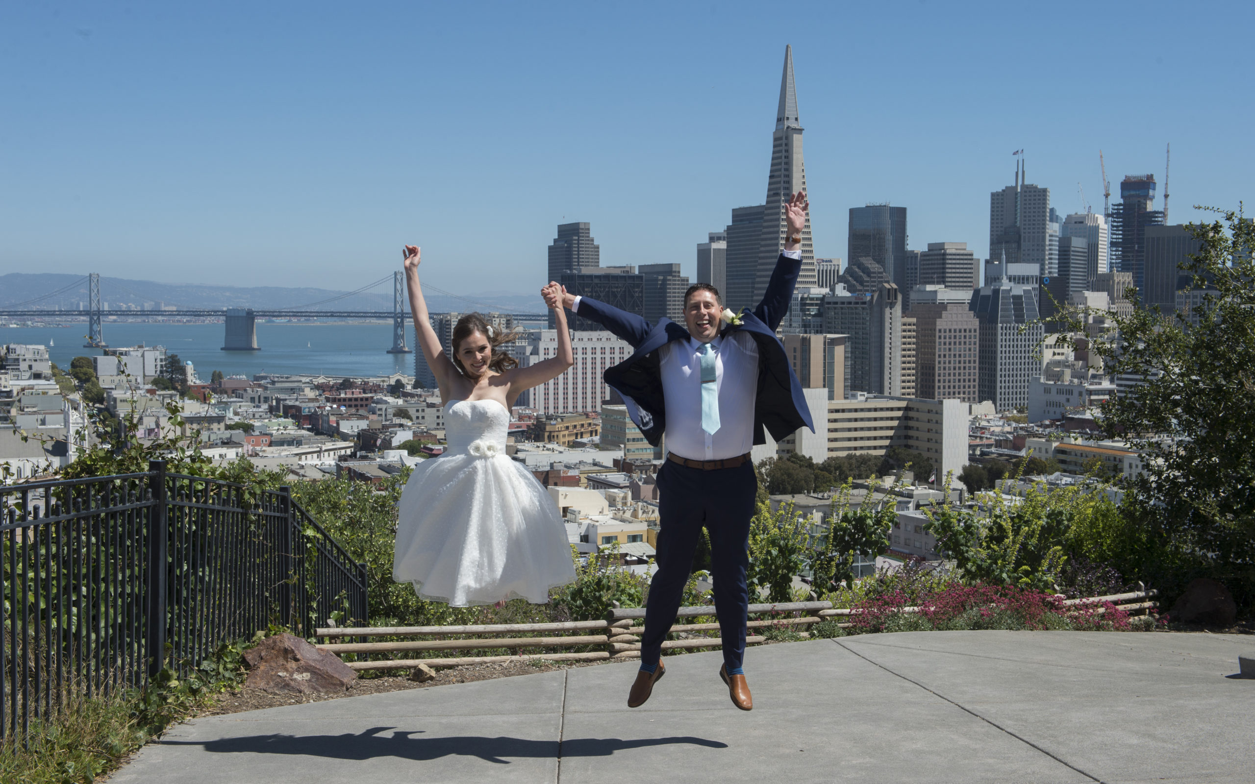 Russian Hill in San Francisco wedding photography image