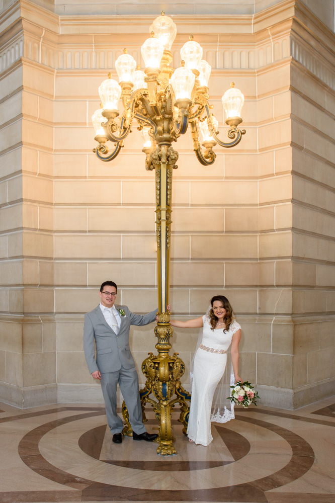 Wedding photography at San Francisco city hall