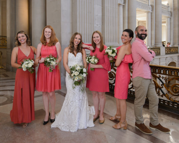 Brides Attendants group photo