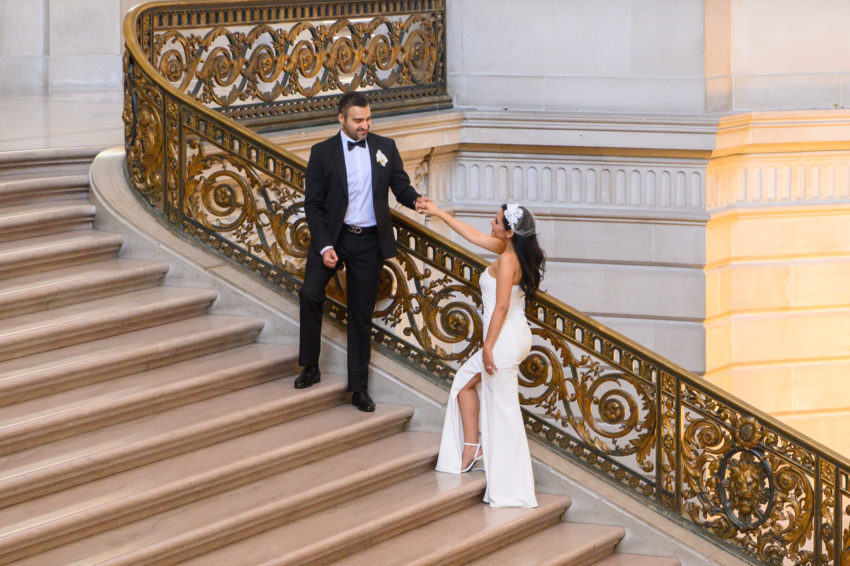 The best San Francisco city hall wedding photographers