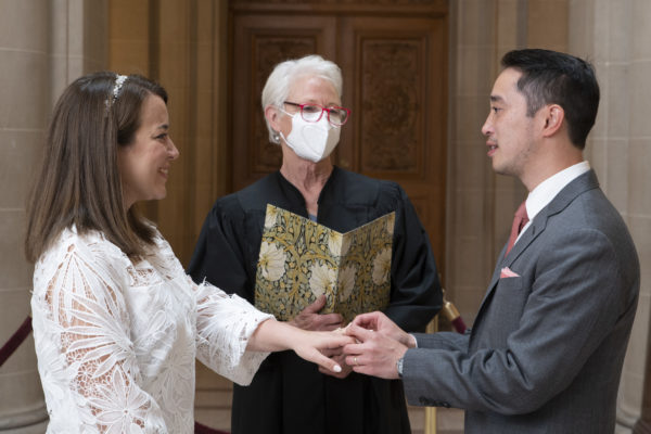 San Francisco city hall Marriage Ceremony