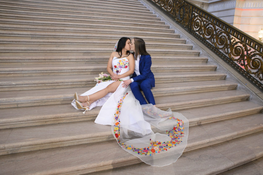 LGBTQ Wedding at San Francisco city hall