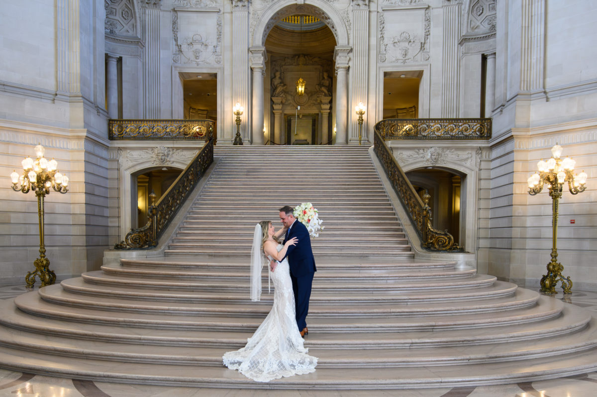 The Beautiful Grand Staircase at SF City Hall