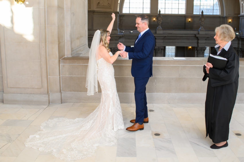 Private Ceremony at San Francisco City Hall