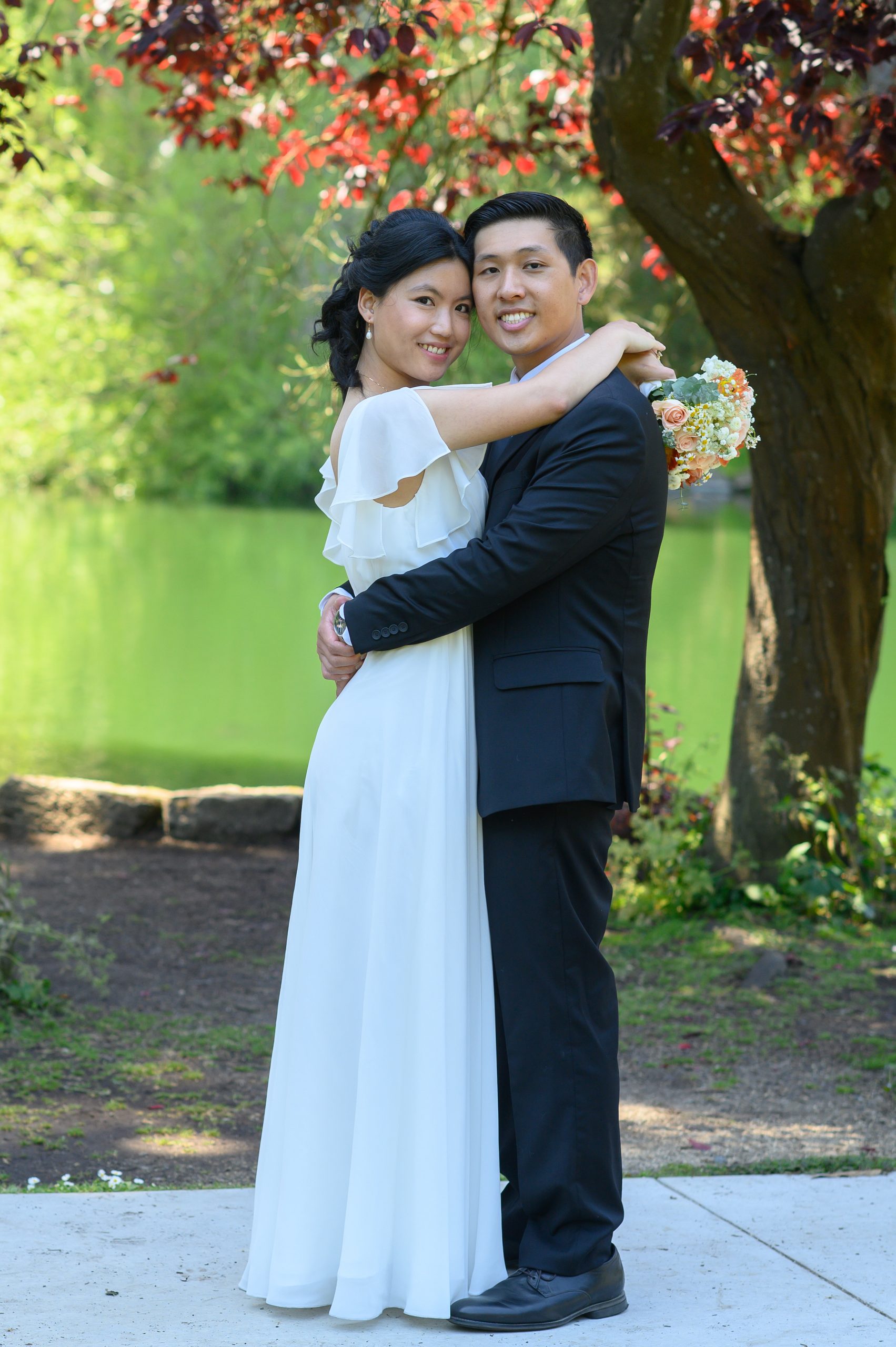 San Francisco wedding pictures at Blue Heron Lake
