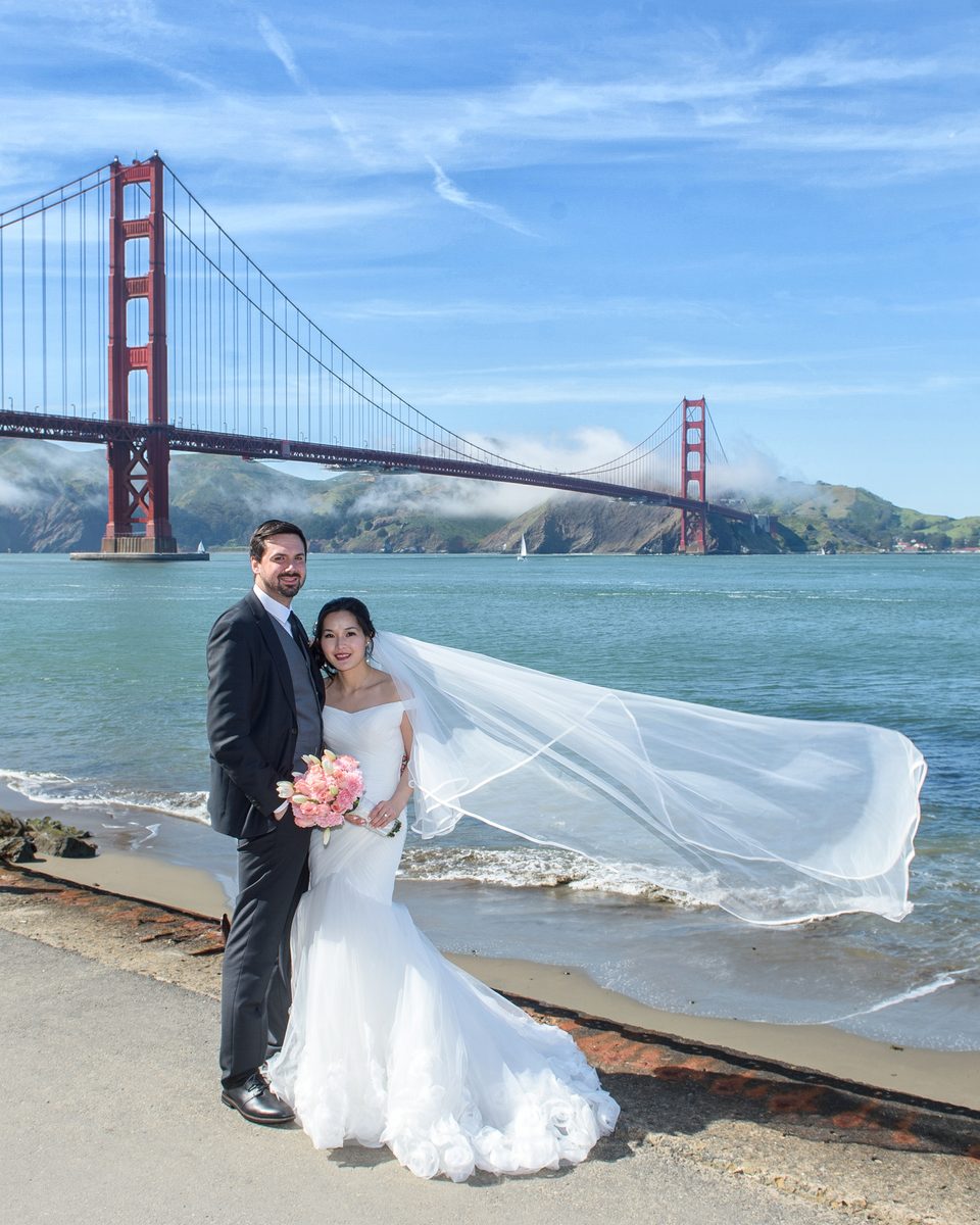 Golden Gate Bridge San Francisco wedding photography