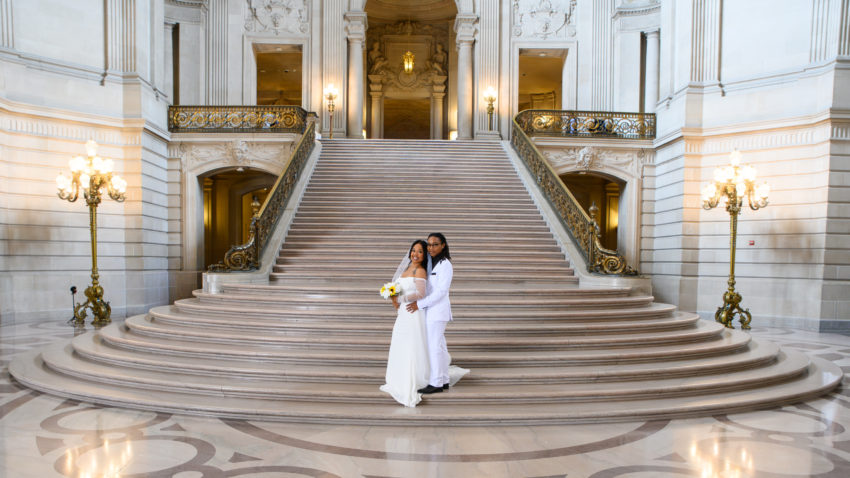 LGBTQ City Hall Wedding Photography