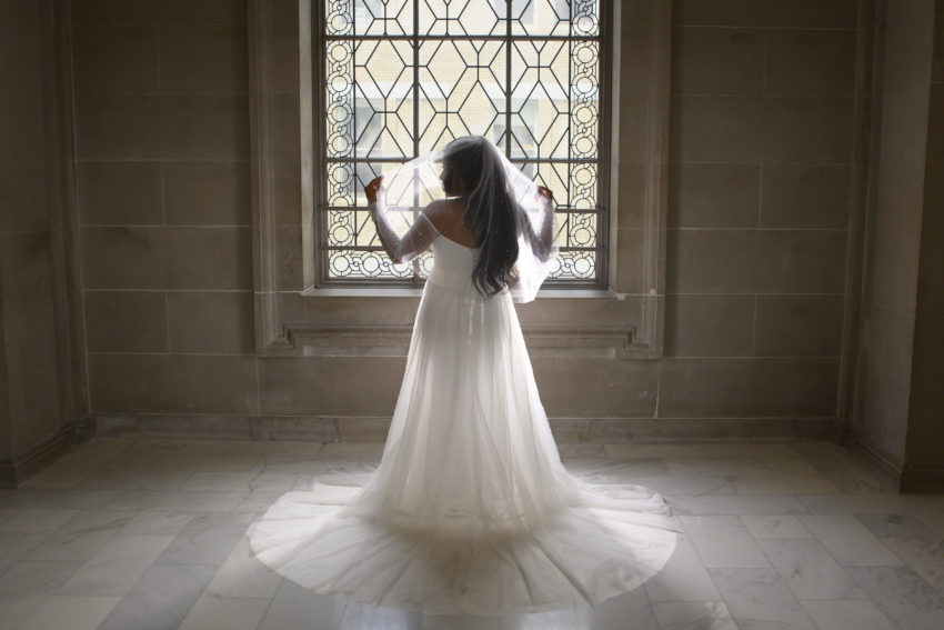 Glowing Bride at San Francisco City Hall